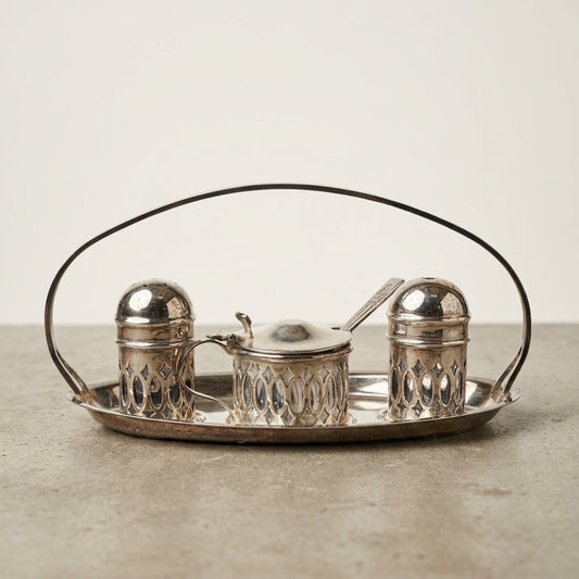 Vintage Silver Cruet Set