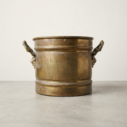 Vintage Lion Head Jardiniere