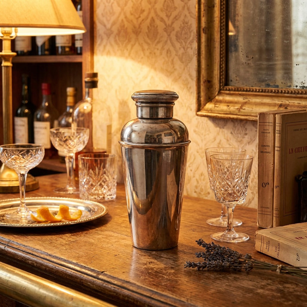 Vintage Silver Plate Cocktail Shaker