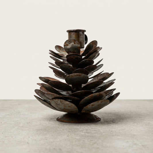 Metal Cone Candleholder