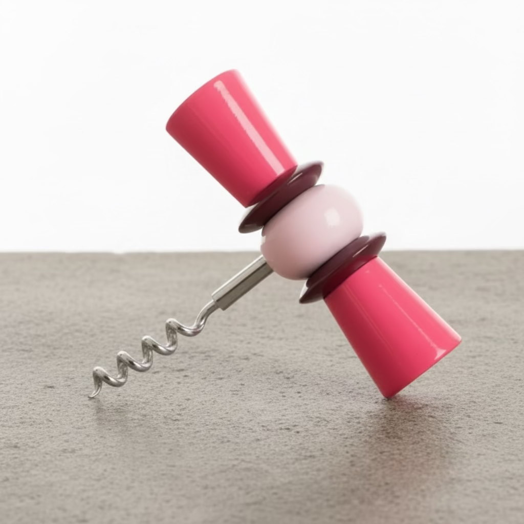 Enamel Bowtie Corkscrew