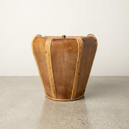 Vintage Bamboo & Wicker Basket