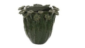 Ceramic Cachepot with Flowers
