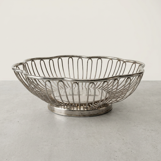 Vintage Silver Bread Basket