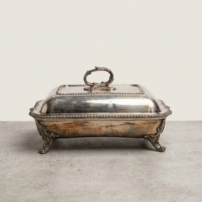 Vintage Silver Serving Dish