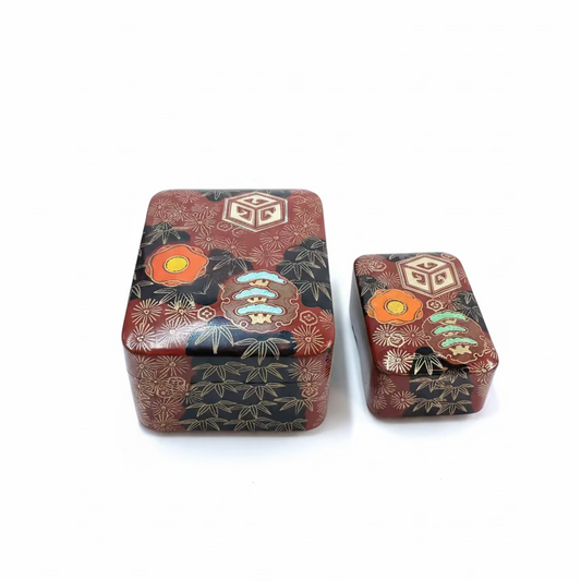 Vintage Enamel Chinese Box