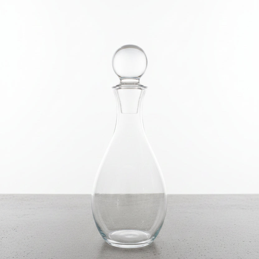 Vintage Round Glass Decanter