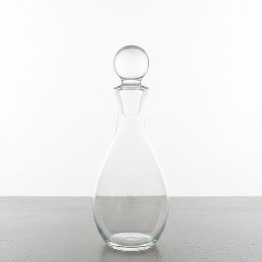 Vintage Round Glass Decanter