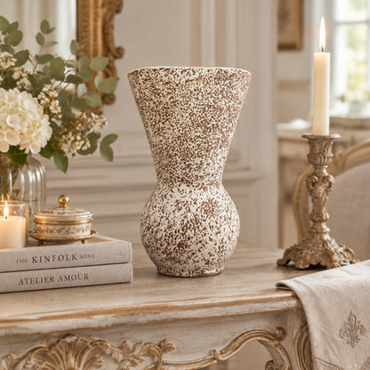Vintage Speckled Vase
