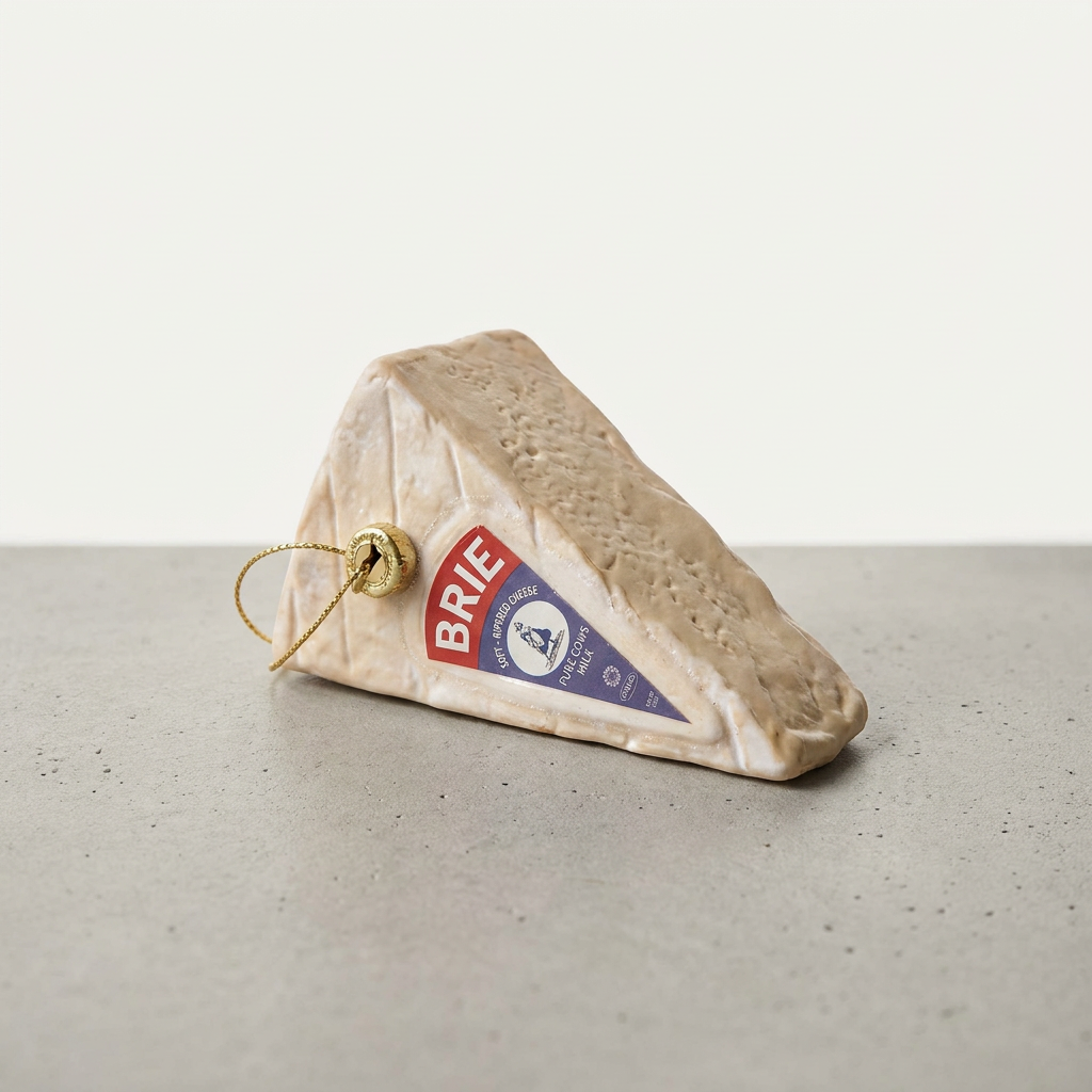 Wedge of Brie Ornament