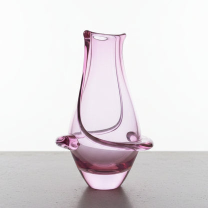 Vintage Pink Murano Glass Vase