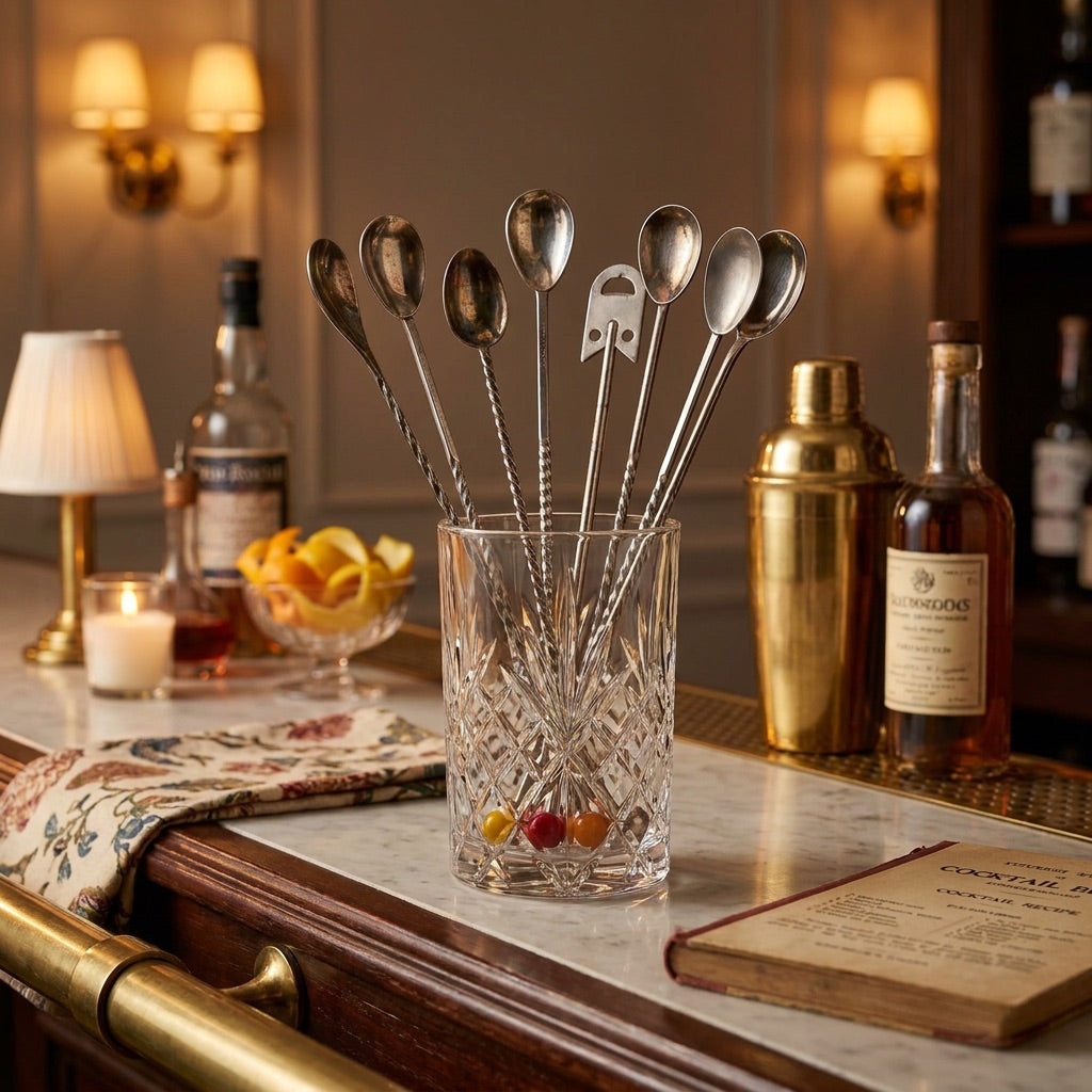 Vintage Silver Cocktail Stirrers