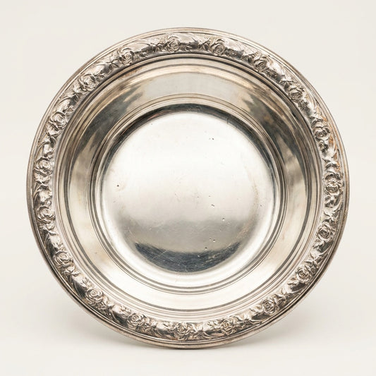 Vintage Silver Rose Bowl