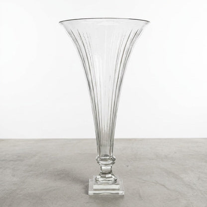 Vertical Cut Trumpet Vase