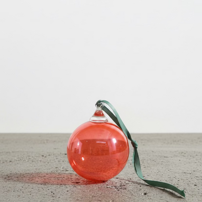 Rainier Chery Glass Ornament