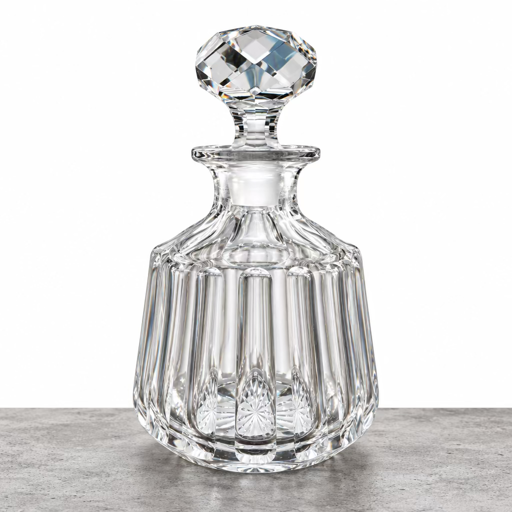 Vintage Blown Glass Crystal Decanter