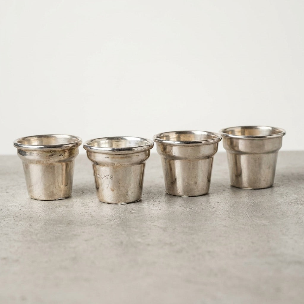 Vintage Silver Shot Glass