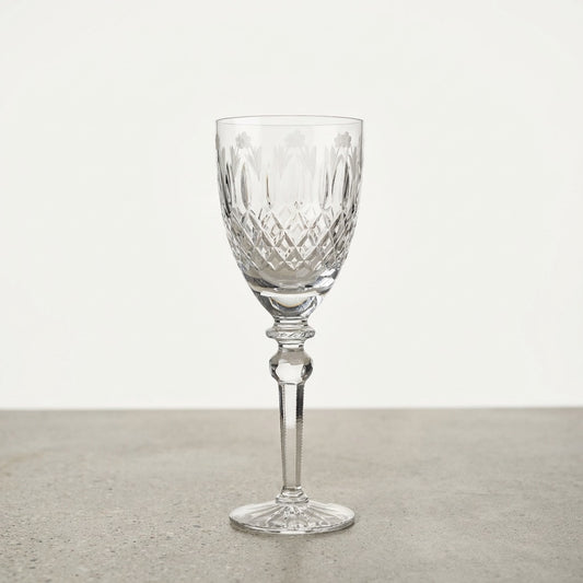 Vintage Crystal Water Goblets