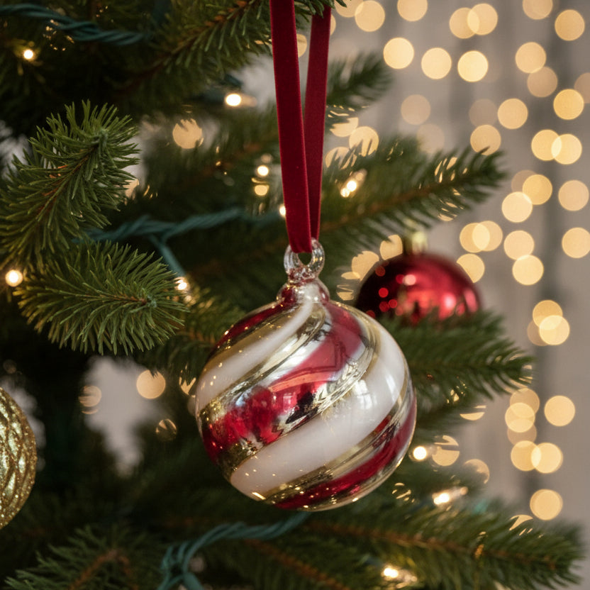 Cinnamon Glass Ornament