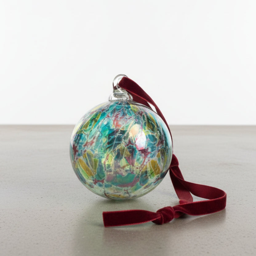 Lava Rock Glass Ornament