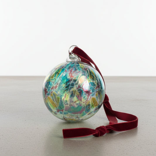 Lava Rock Glass Ornament