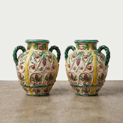 Pair of Vintage Italian Urns