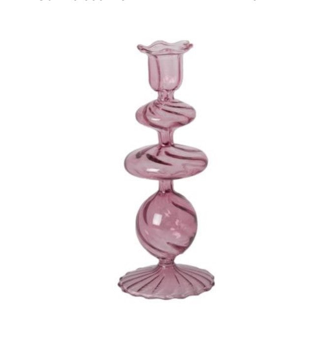 Bubble Glass Candlestick