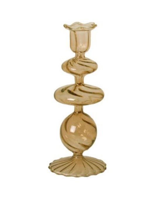 Bubble Glass Candlestick