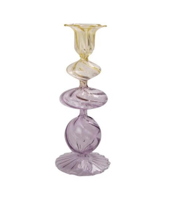 Bubble Glass Candlestick
