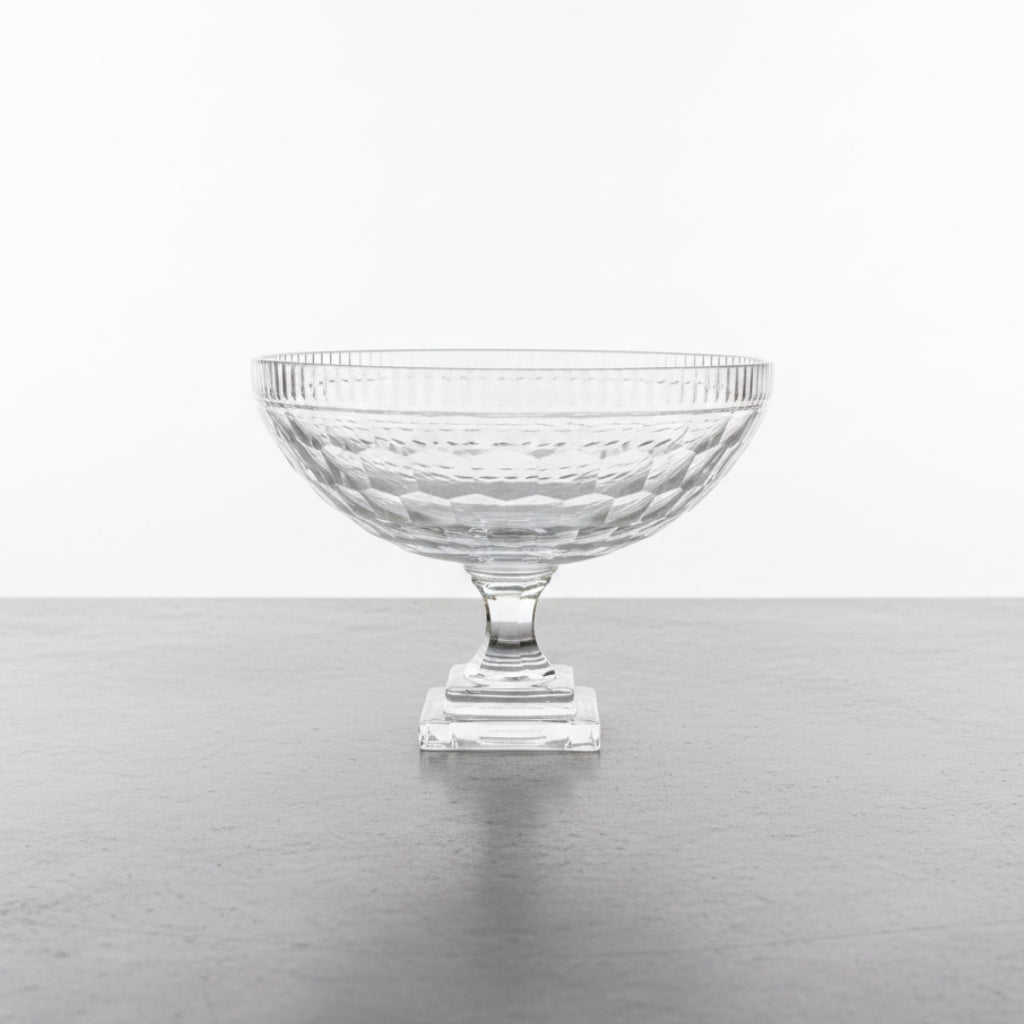 Honeycomb Cut Glass Bowl