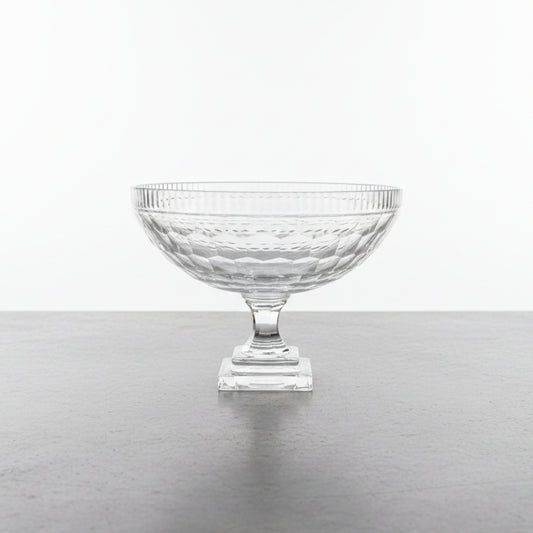 Honeycomb Cut Glass Bowl