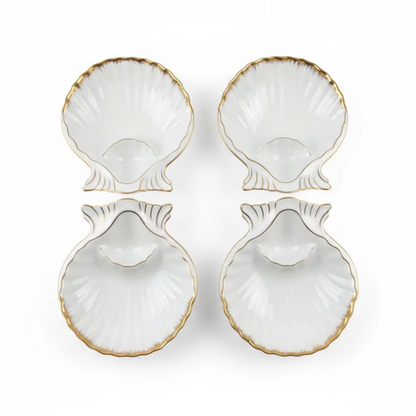 Vintage Ceramic Shell Dishes
