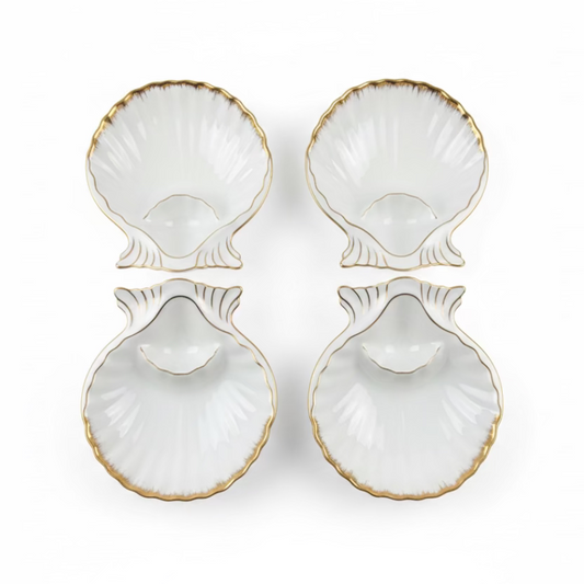 Vintage Ceramic Shell Dishes