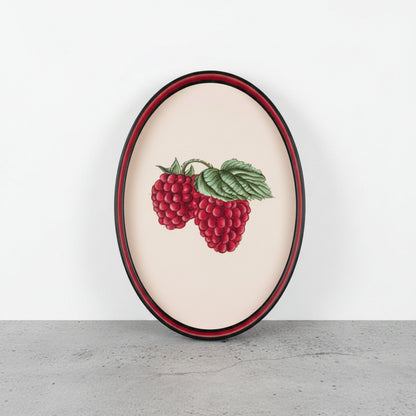 Les Ottomans Tray Flora Hand Painted Iron Tray Off-White