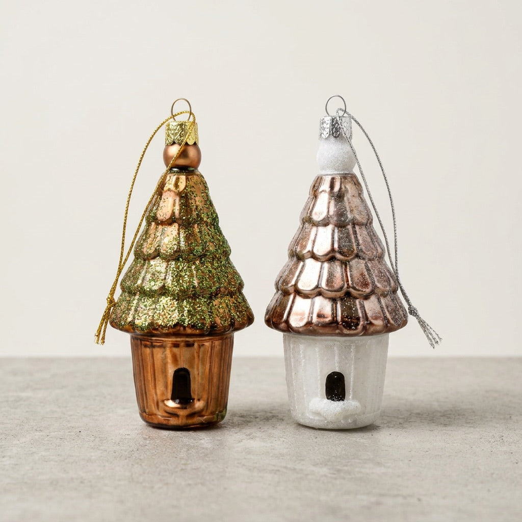 Cottage Garden Birdhouse Ornament