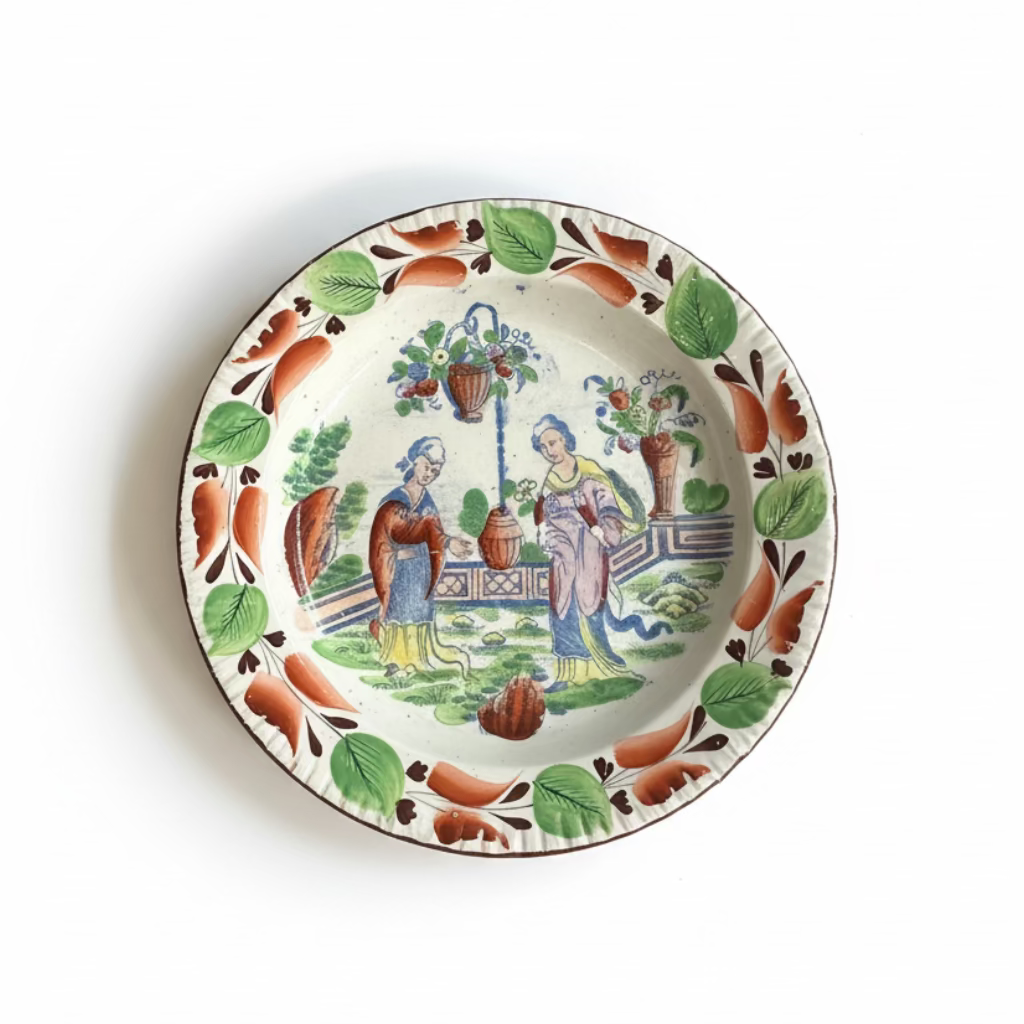 Vintage French Faience Plate