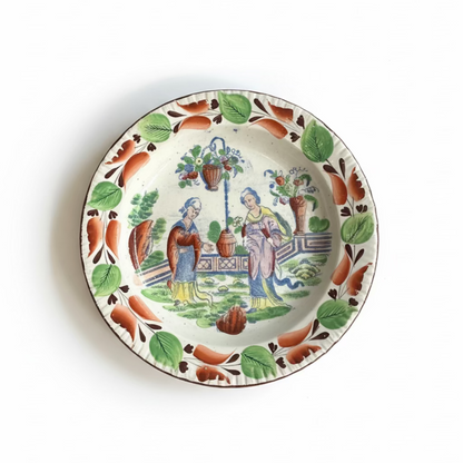Vintage French Faience Plate