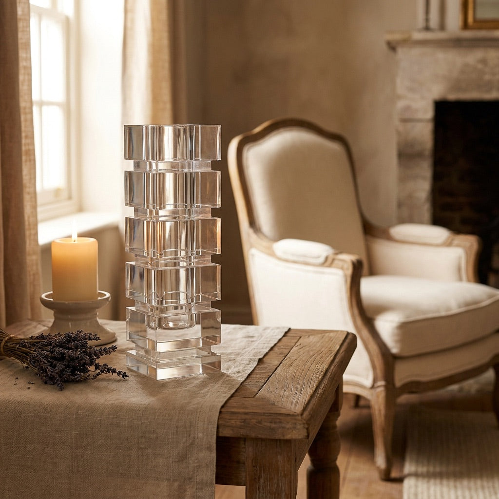 Crystal "Illusion" Vase