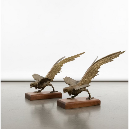 Brass Pheasant Sculpture