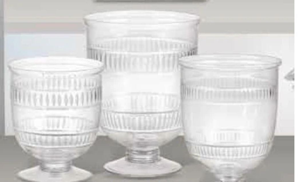 Hand-Etched Tiffany Cut Hurricane