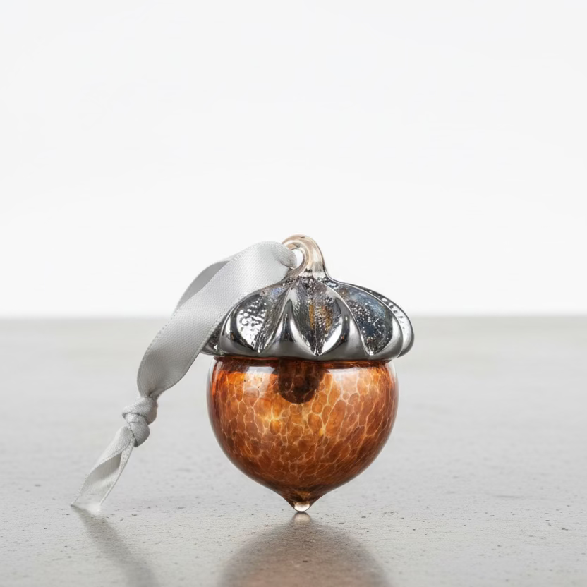 Handblown Glass Fruit Ornament