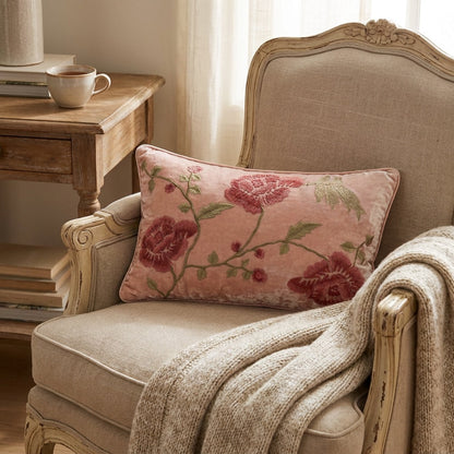 Delia Embroidered Pillow