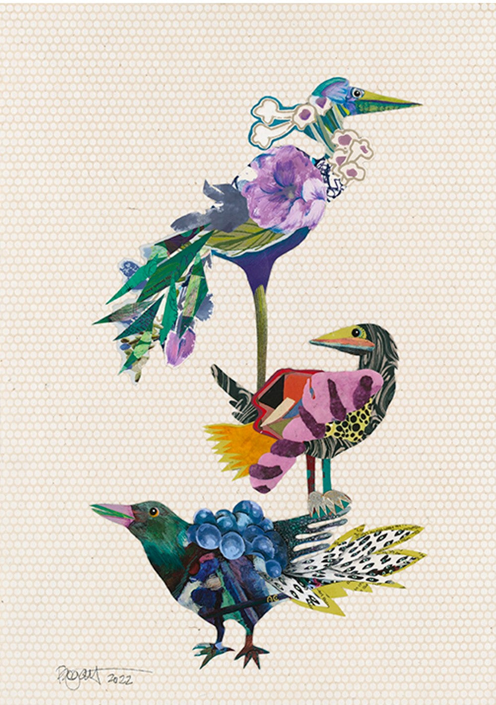 Framed Archival Bird Print by Brenda Bogart