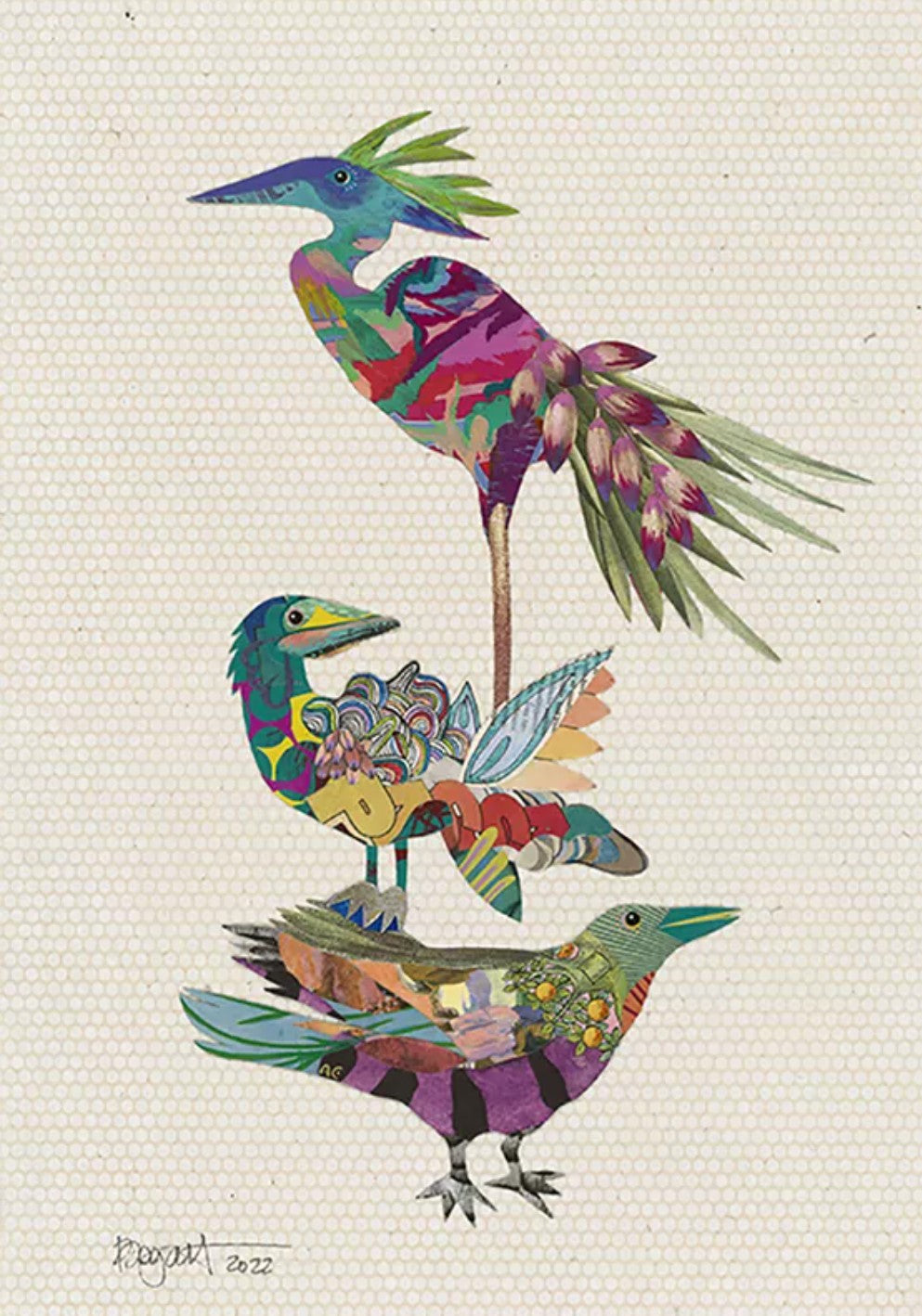 Framed Archival Bird Print by Brenda Bogart