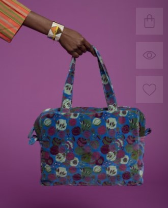 Mini Velour Weekender Bag