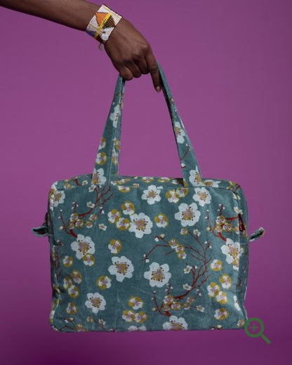 Mini Velour Weekender Bag