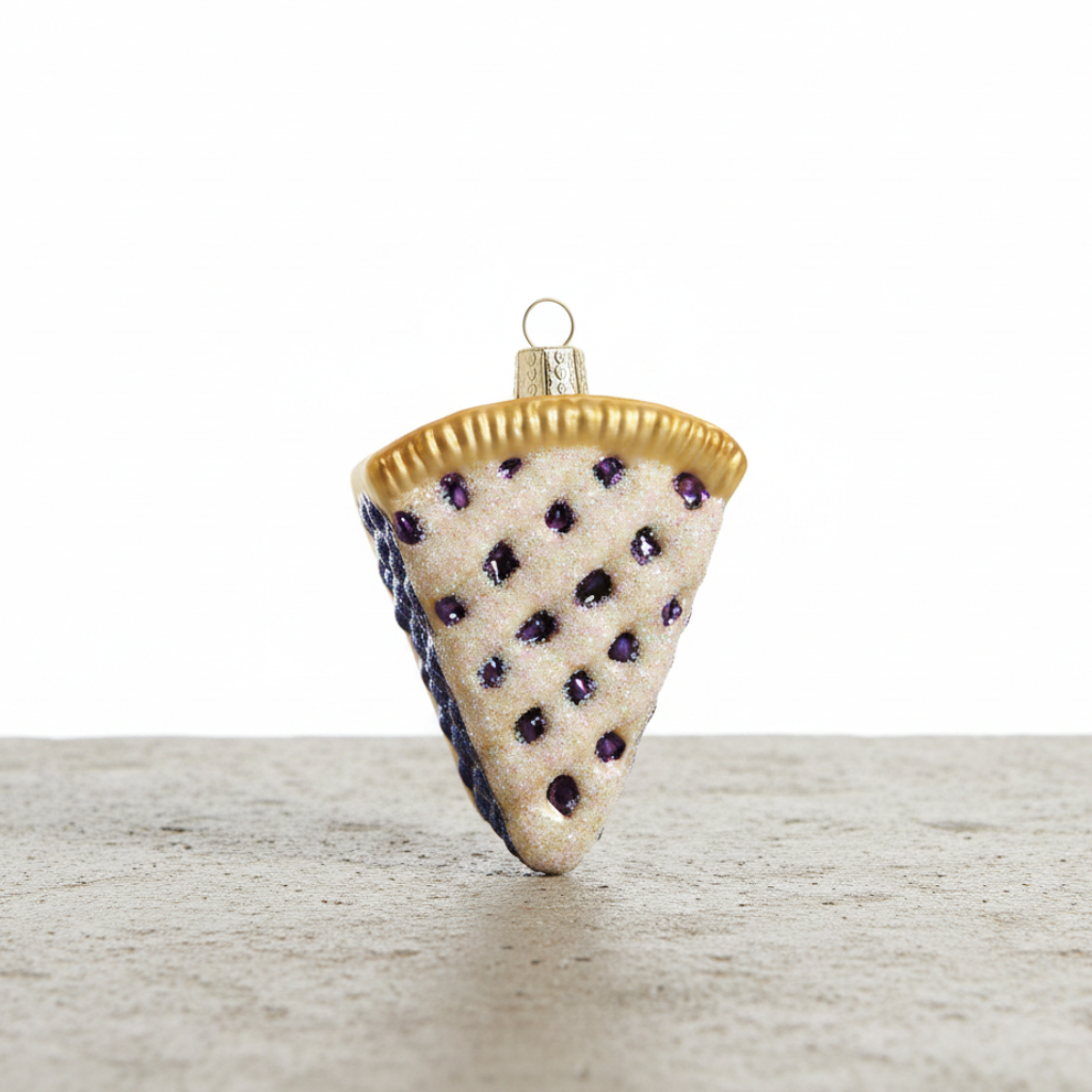 Slice of Blueberry Pie Ornament