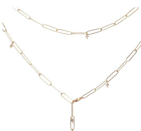 18k Gold Popsicle Necklaces