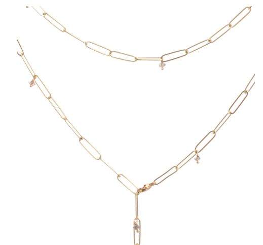 18k Gold Popsicle Necklaces