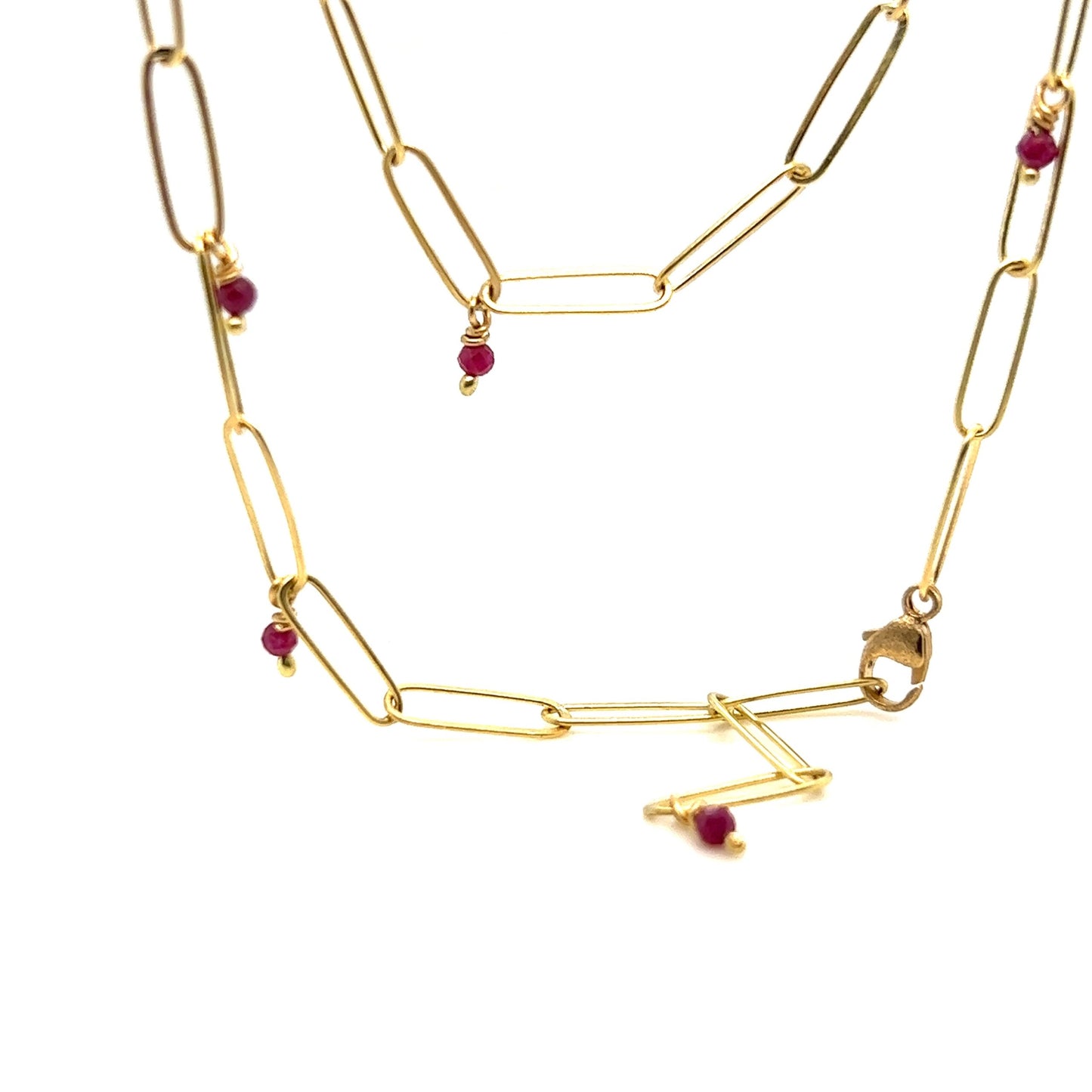 18k Gold Popsicle Necklaces